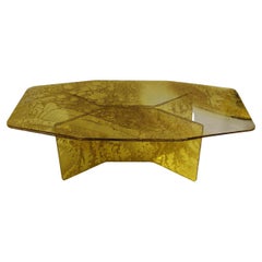 Table basse croquis au design acrylique Roberto Giacomucci 2022