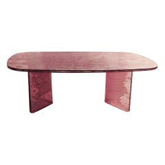 Sketch Coffee Table Made of Pink Acrylic Design Roberto Giacomucci in 2020