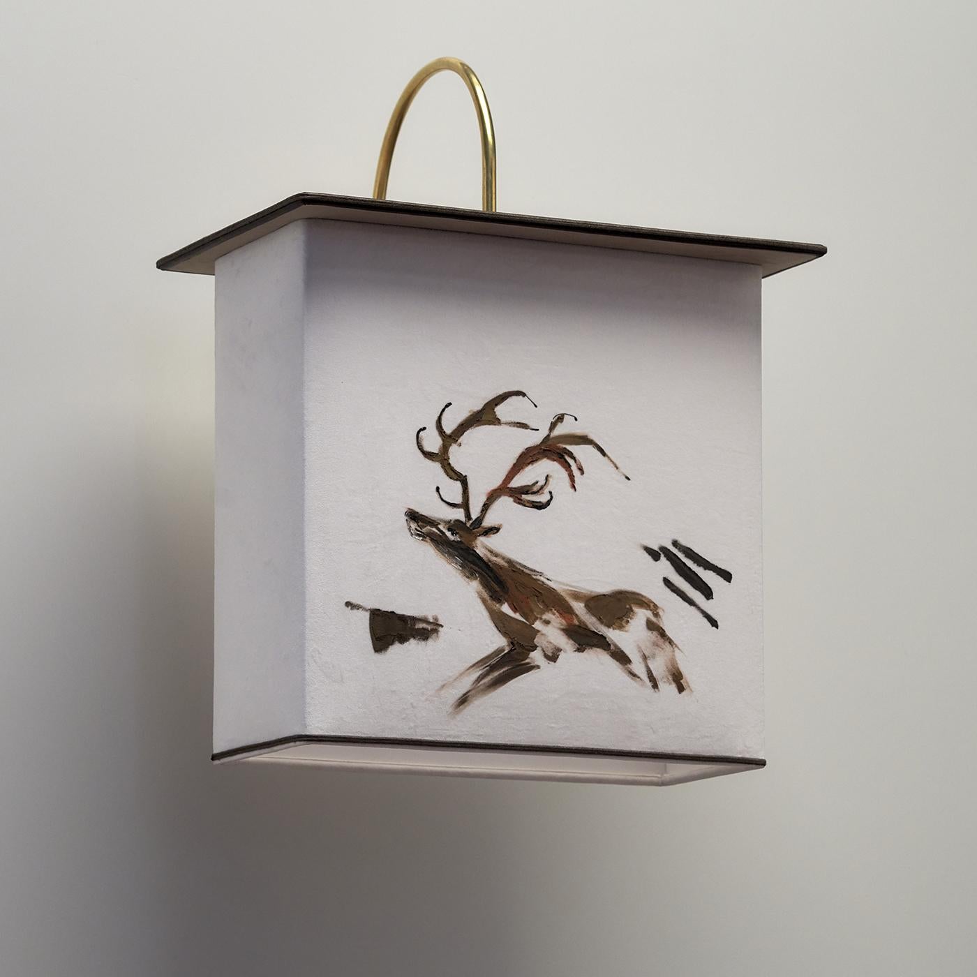 Sketch Deer Sconce In New Condition For Sale In Milan, IT