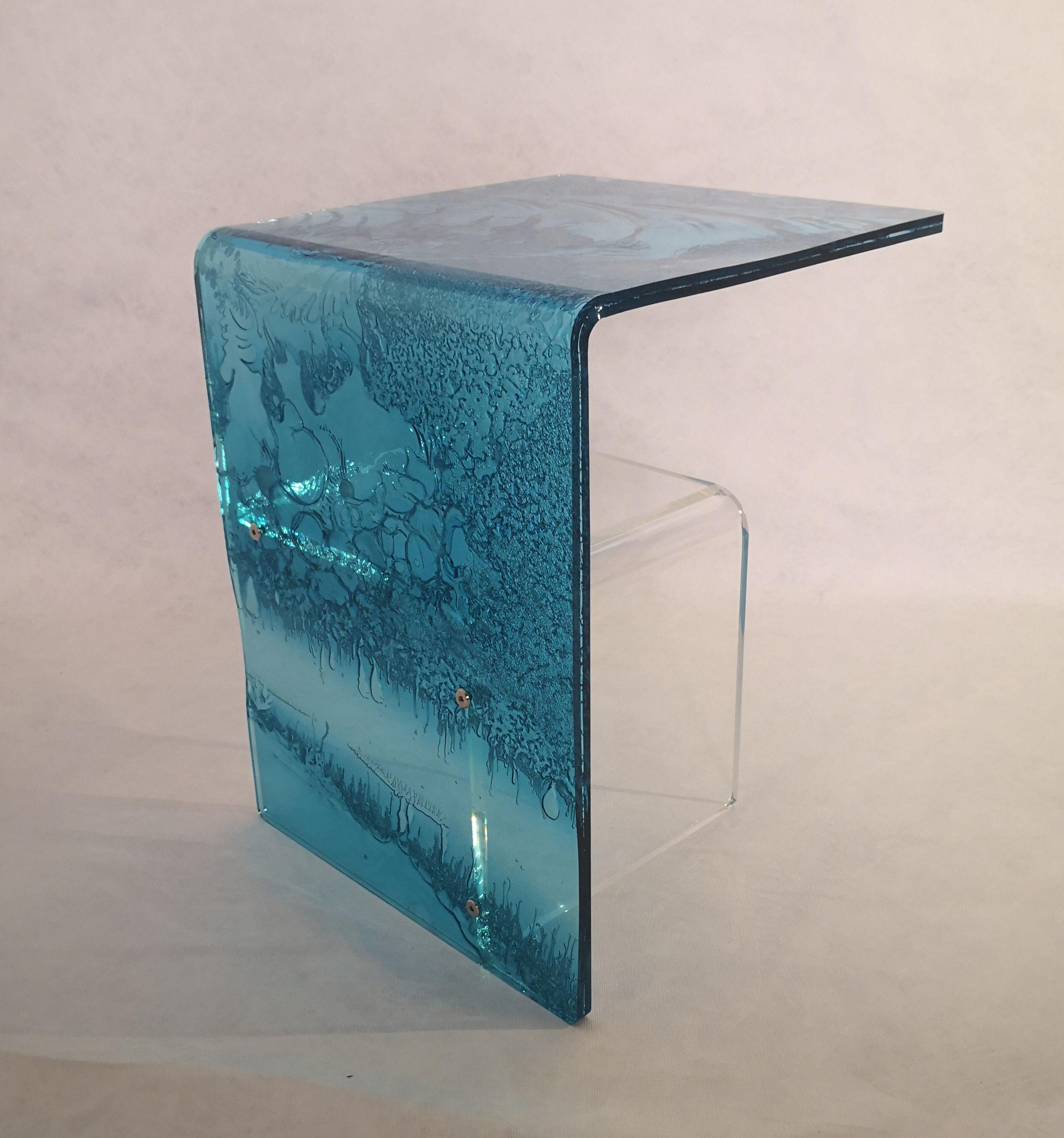 Sketch Elle Sidetable Made of Green Acrylic Des, Roberto Giacomucci in 2022 For Sale 3