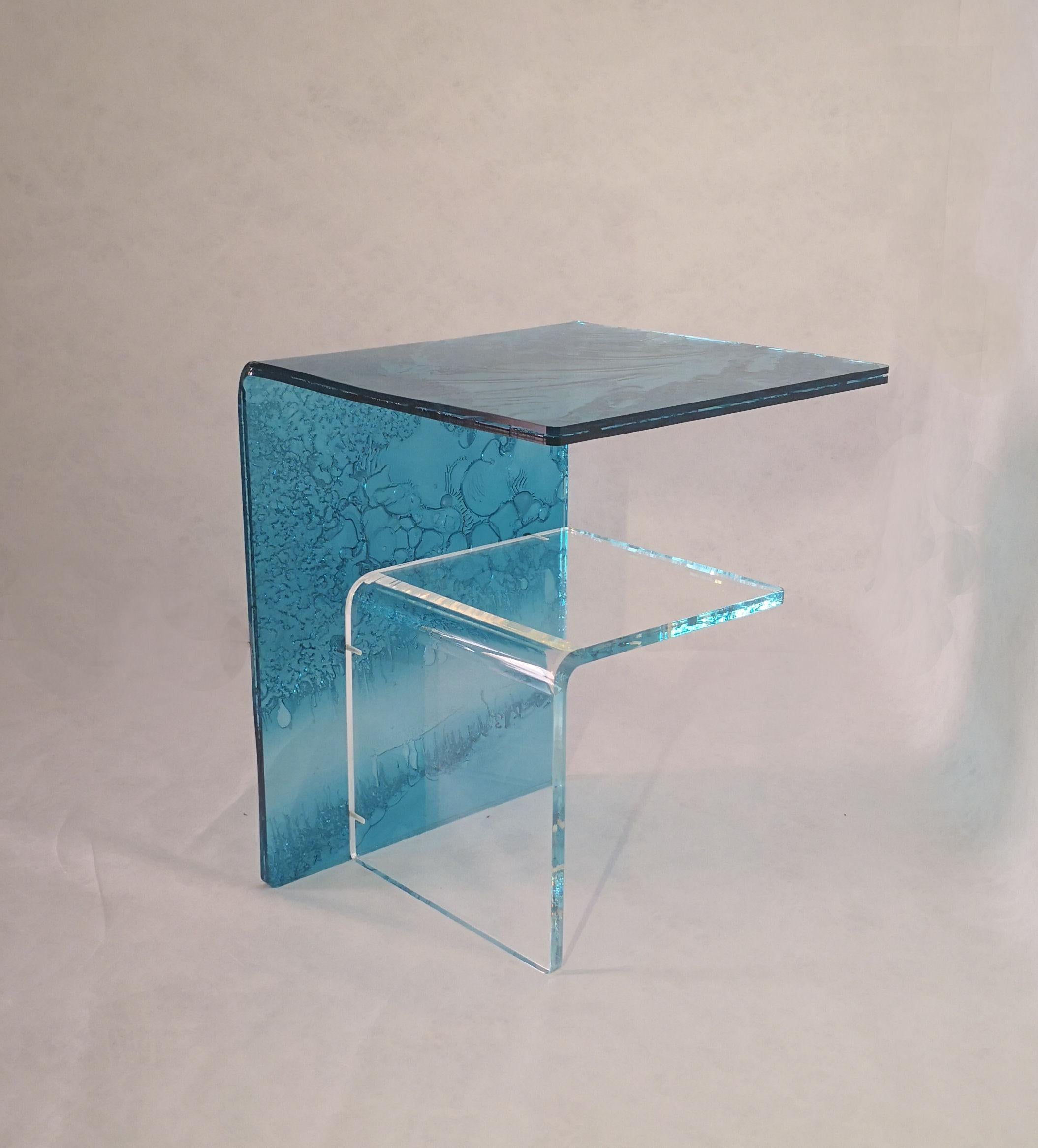 Sketch Elle Sidetable Made of Green Acrylic Des, Roberto Giacomucci in 2022 For Sale 7