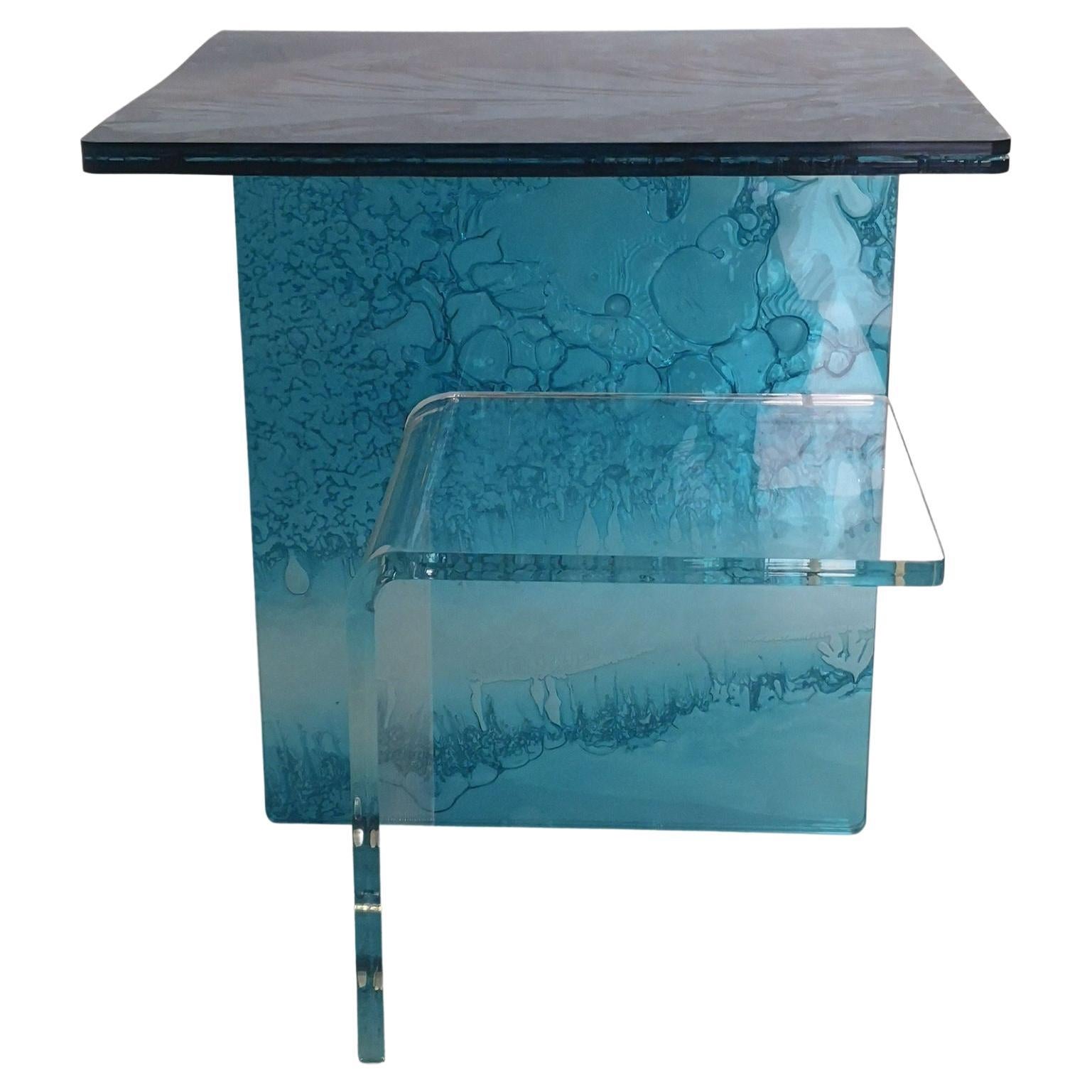 Sketch Elle Sidetable Made of Green Acrylic Des, Roberto Giacomucci in 2022 For Sale