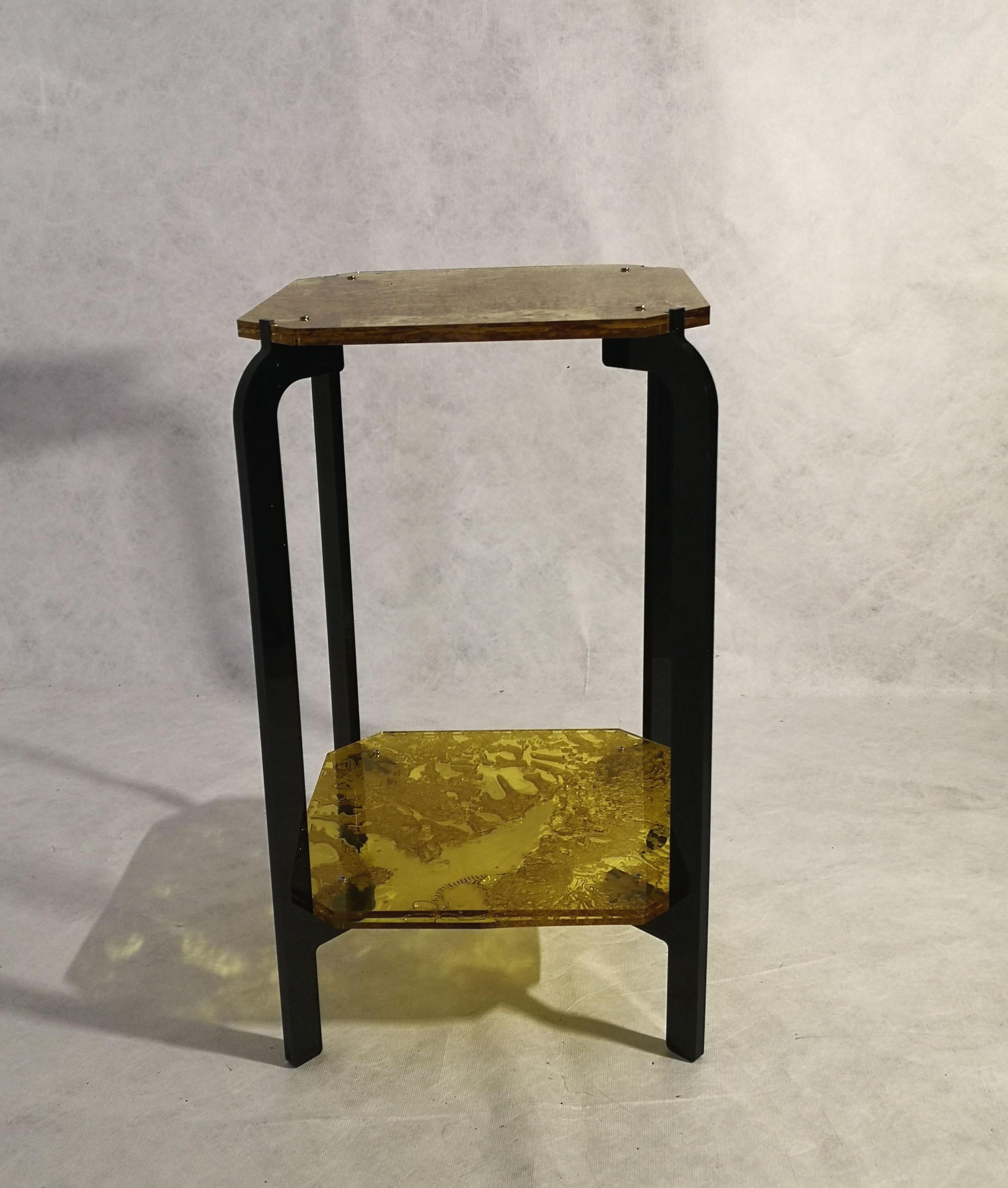 Sketch Mini Ponte Side Table Made of Acrylic Design Roberto Giacomucci, 2022 In New Condition For Sale In ancona, IT