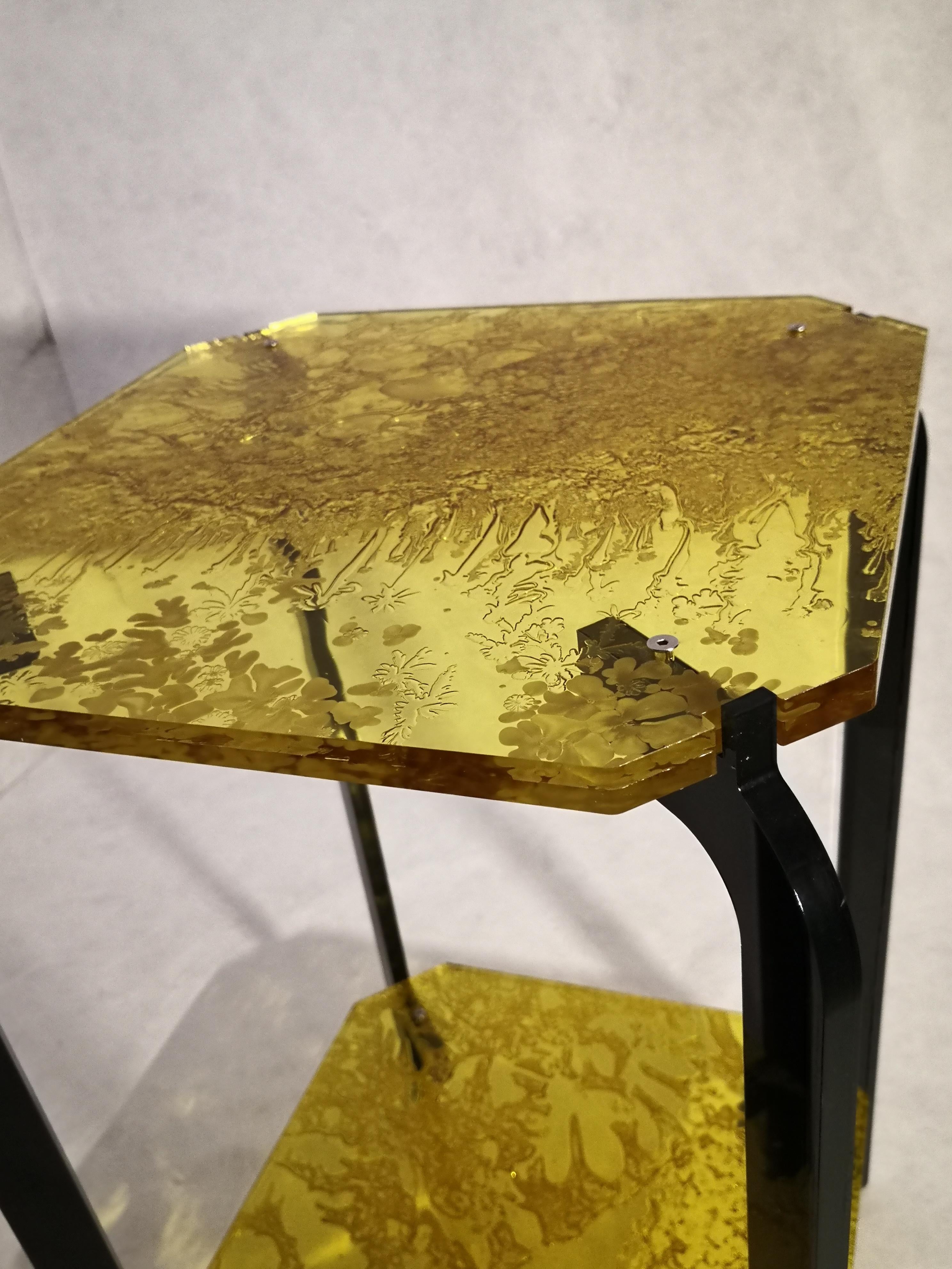Sketch Mini Ponte Side Table Made of Acrylic Design Roberto Giacomucci, 2022 For Sale 1