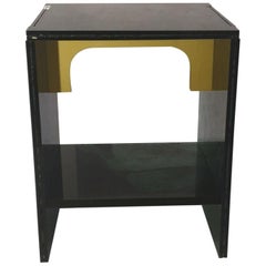 Sketch Quadro Side Table 2 Made Green Moss Acrylic D. Roberto Giacomucci in 2020