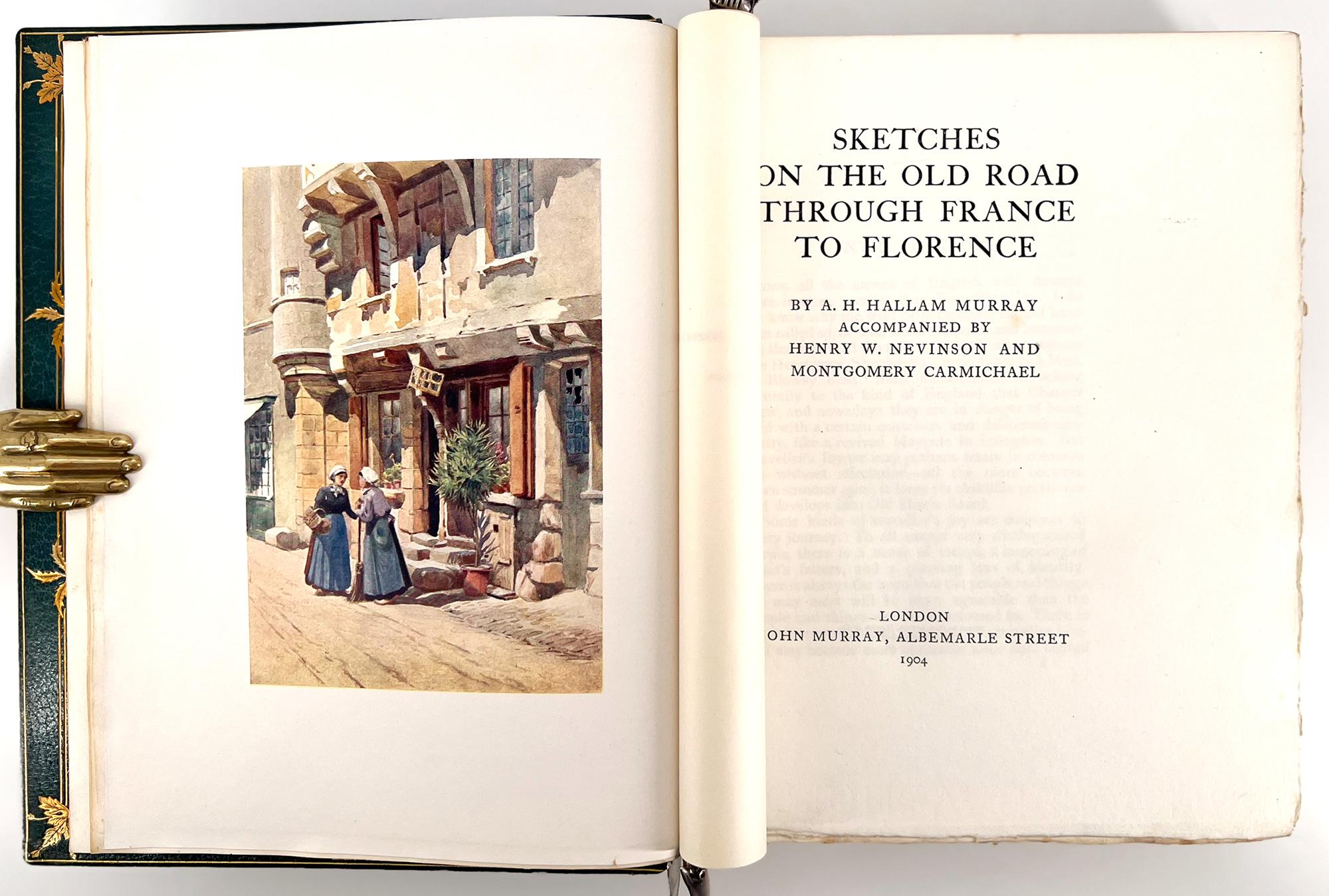 Londres : John Murray, 1904. 
Première édition limitée. 
4to, 9 5/8 x 7 3/4 pouces (244 x197 mm) ; xxv, carte, 328 pp. Grandes marges, imprimé sur du papier écru d'Arnold fait à la main. 48 illustrations en couleurs à pleine page par Alexander Henry