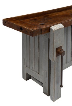 'Ski Crafting' French Antique Workbench