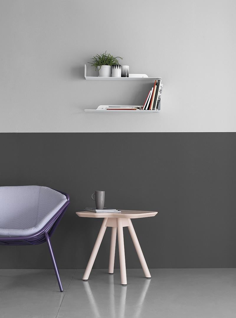 Italian Skin Lounge Grey and Pink Fabric Purple Metal Giacomo Cattani Indoor Outdoor For Sale