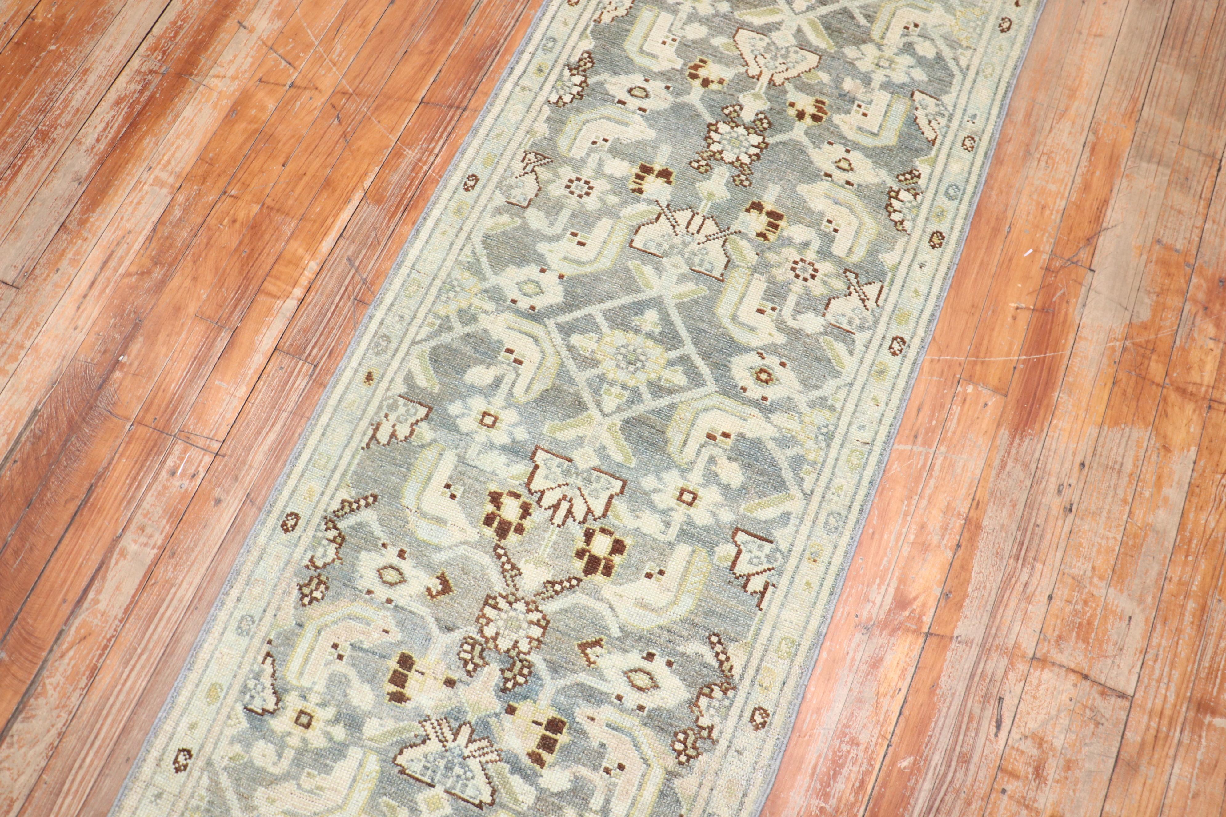 Adirondack Skinny Antique Persian Malayer Runner For Sale