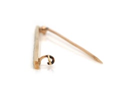 Skinny Seed Pearl Brooch in 14K Skinny Seed Pearl Brooch in Yellow Gold