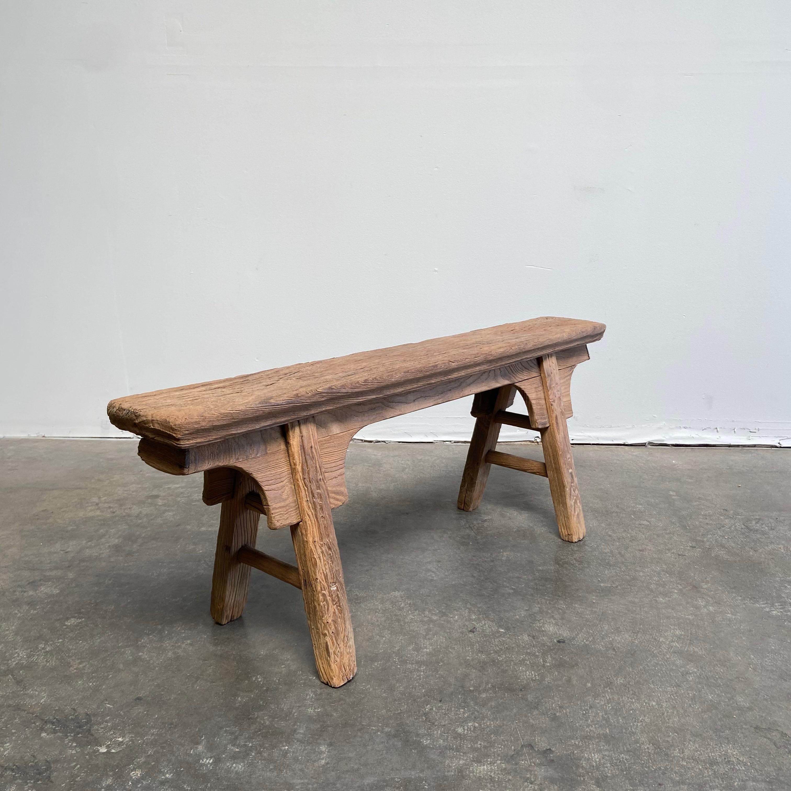 Skinny bench vintage antique elm wood bench
These are the real vintage antique elm wood benches! Beautiful antique patina, with weathering and age, these are solid and sturdy ready for daily use, use as a table behind a sofa, stool, coffee table,