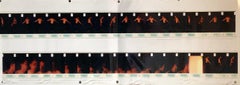 Large Vintage Color Photograph Male Dancing Figure Photo Strip Print Signed