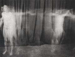 Vintage Photograph Male Nude Platinum Print Photo 'Ring Around the Rosie'