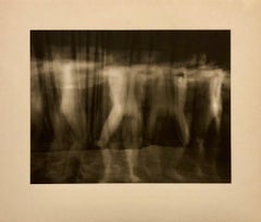 Retro Photograph Male Nude Platinum Print Photo 'Ring Around the Rosie' 