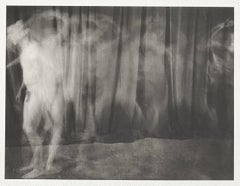 Vintage Photograph Male Nude Platinum Print Photo 'Ring Around the Rosie'