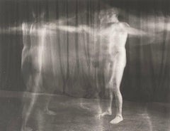 Vintage Photograph Male Nude Platinum Print Photo 'Ring Around the Rosie'