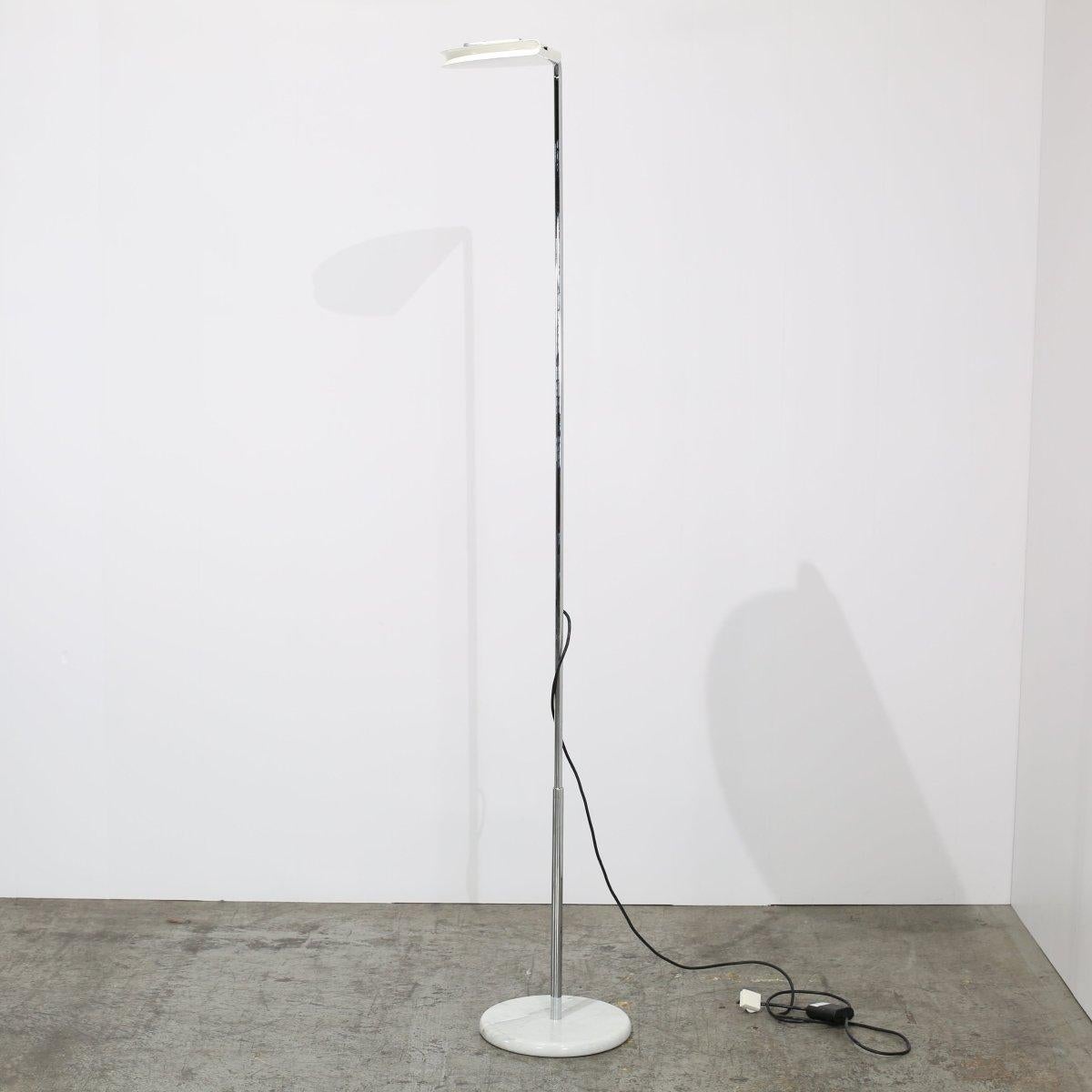 Italian Skipper and Pollux 1970s Mezzaluna Floor Lamp by Bruno Gecchelin For Sale