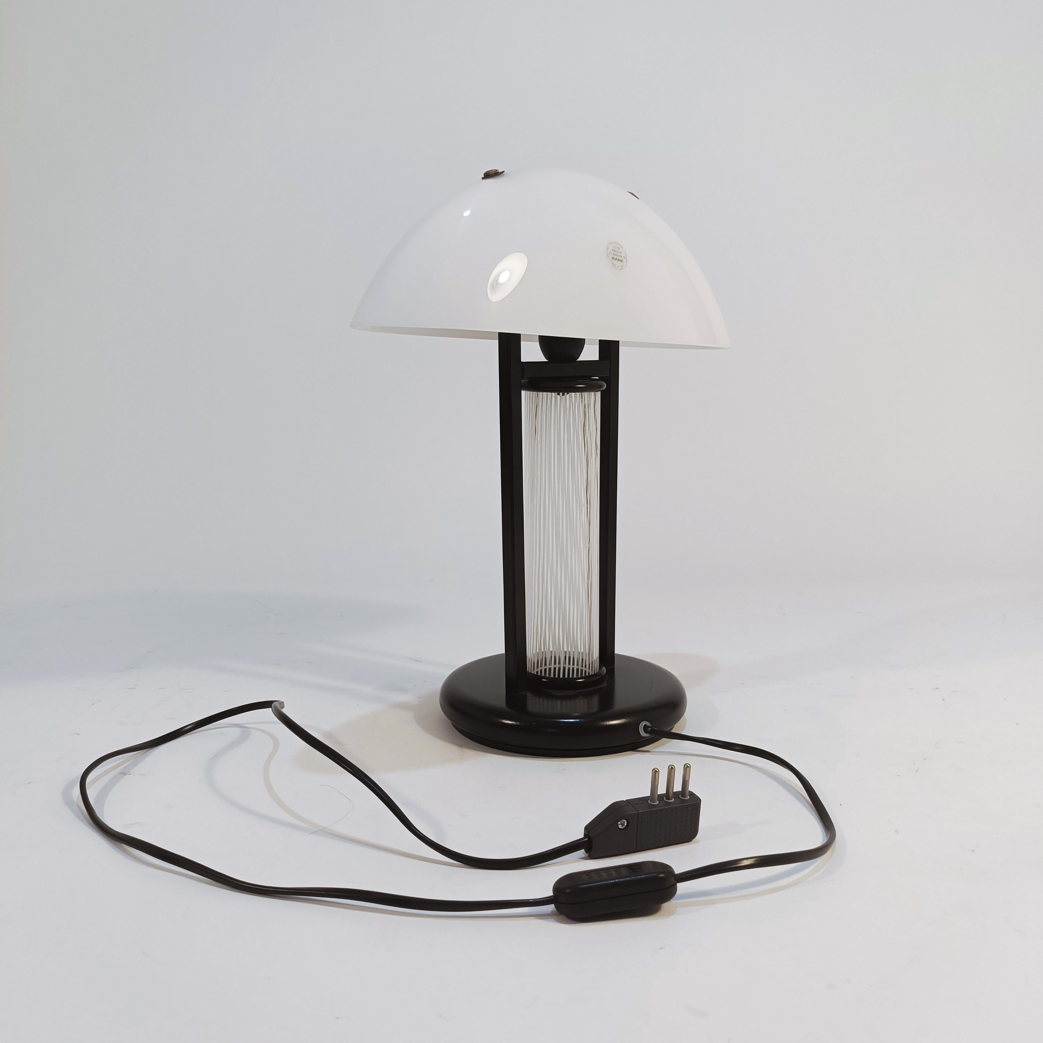 Skipper and Pollux. Lampe de table post-moderne en verre de Murano, Italie, années 1980 en vente 3