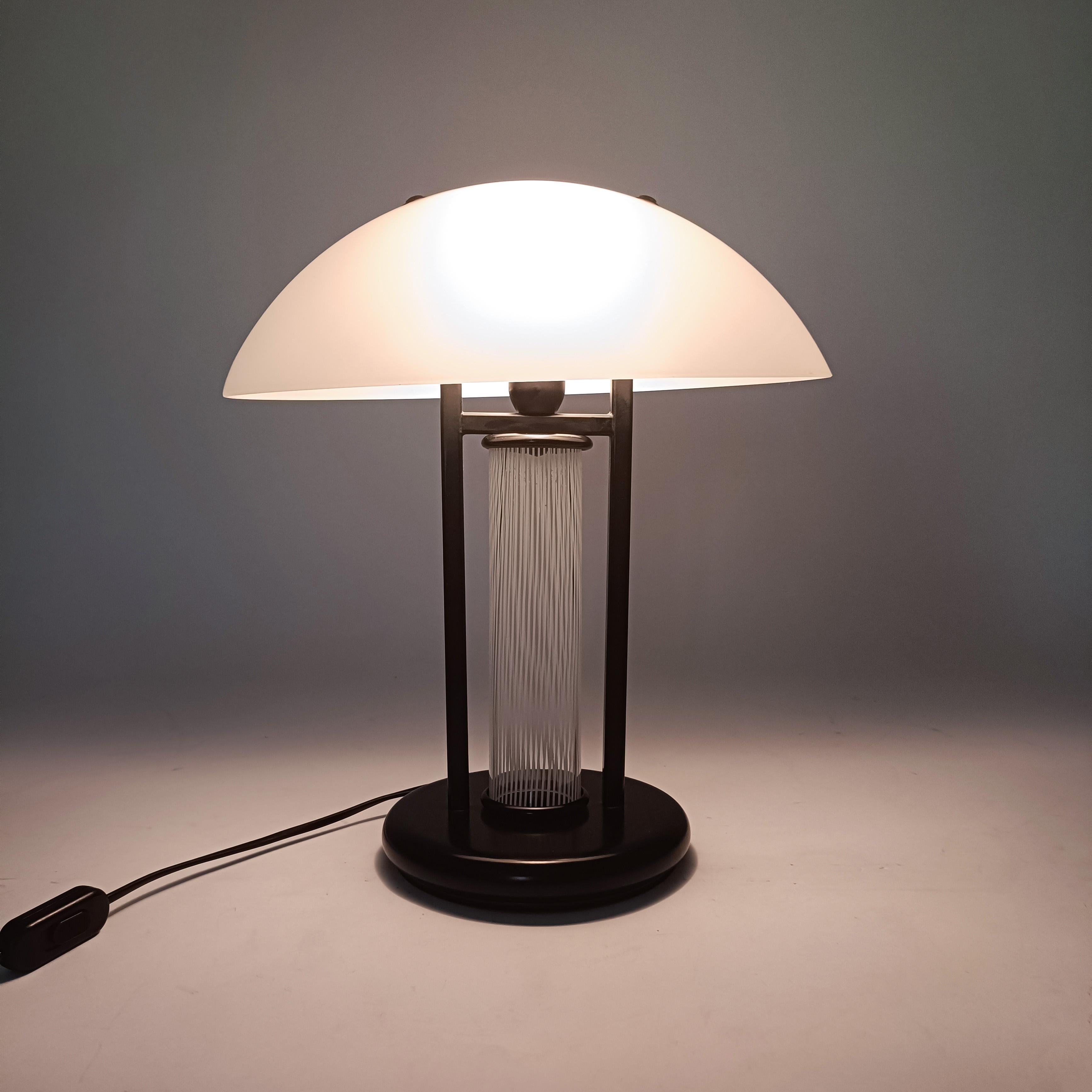 Skipper and Pollux. Lampe de table post-moderne en verre de Murano, Italie, années 1980 Bon état - En vente à SANT ADRIÀ DE BESÒS, ES