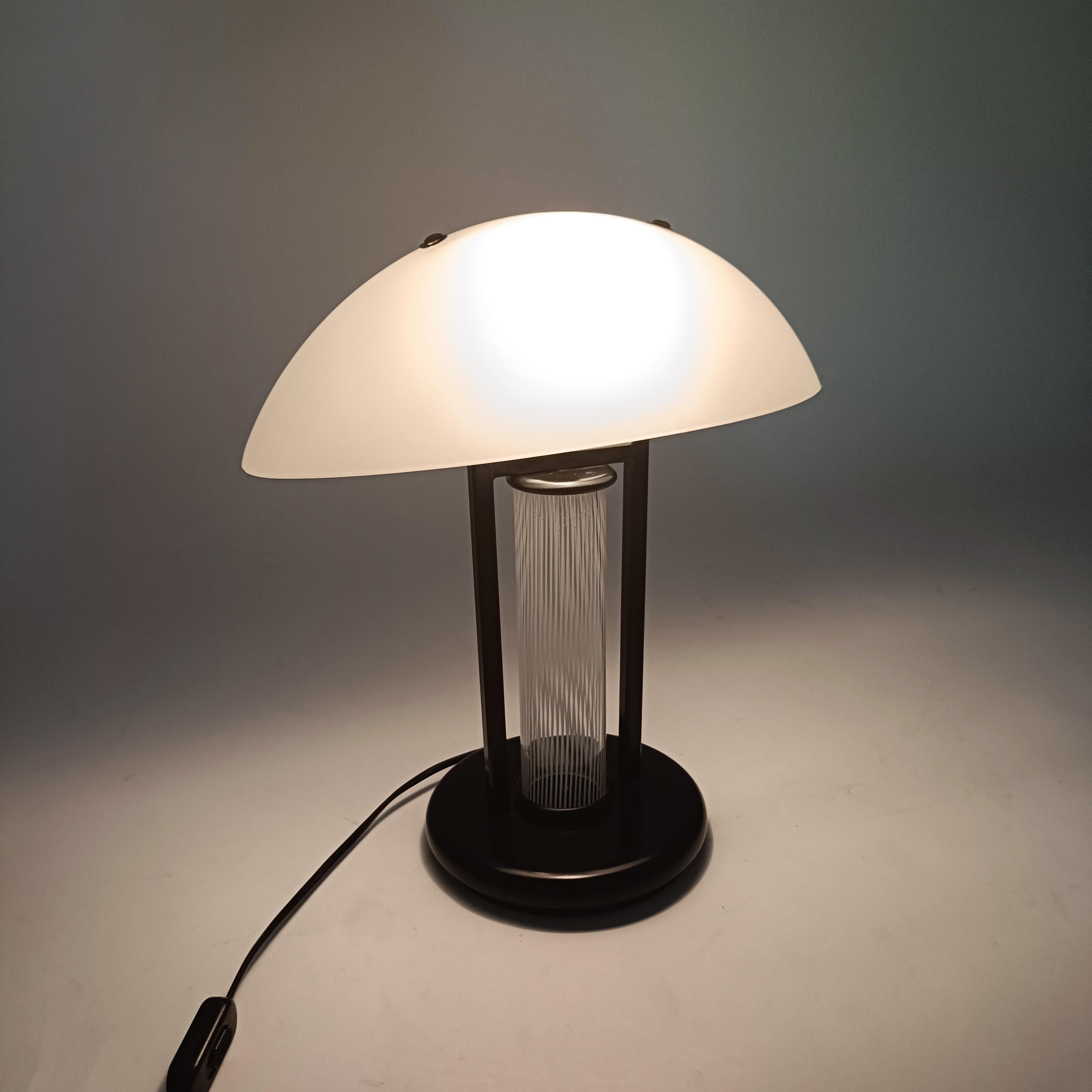 Fin du 20e siècle Skipper and Pollux. Lampe de table post-moderne en verre de Murano, Italie, années 1980 en vente