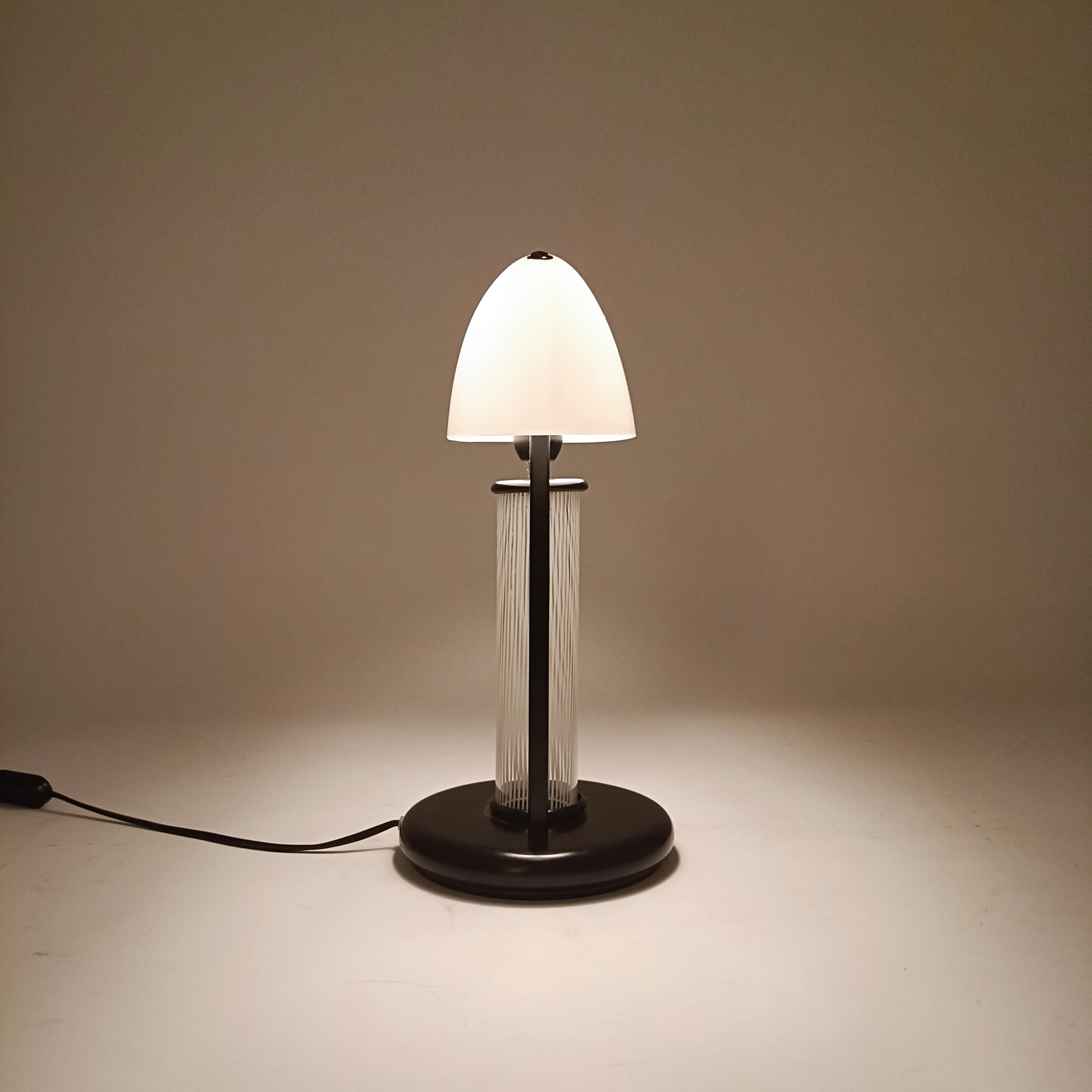 Skipper and Pollux. Lampe de table post-moderne en verre de Murano, Italie, années 1980 en vente 1