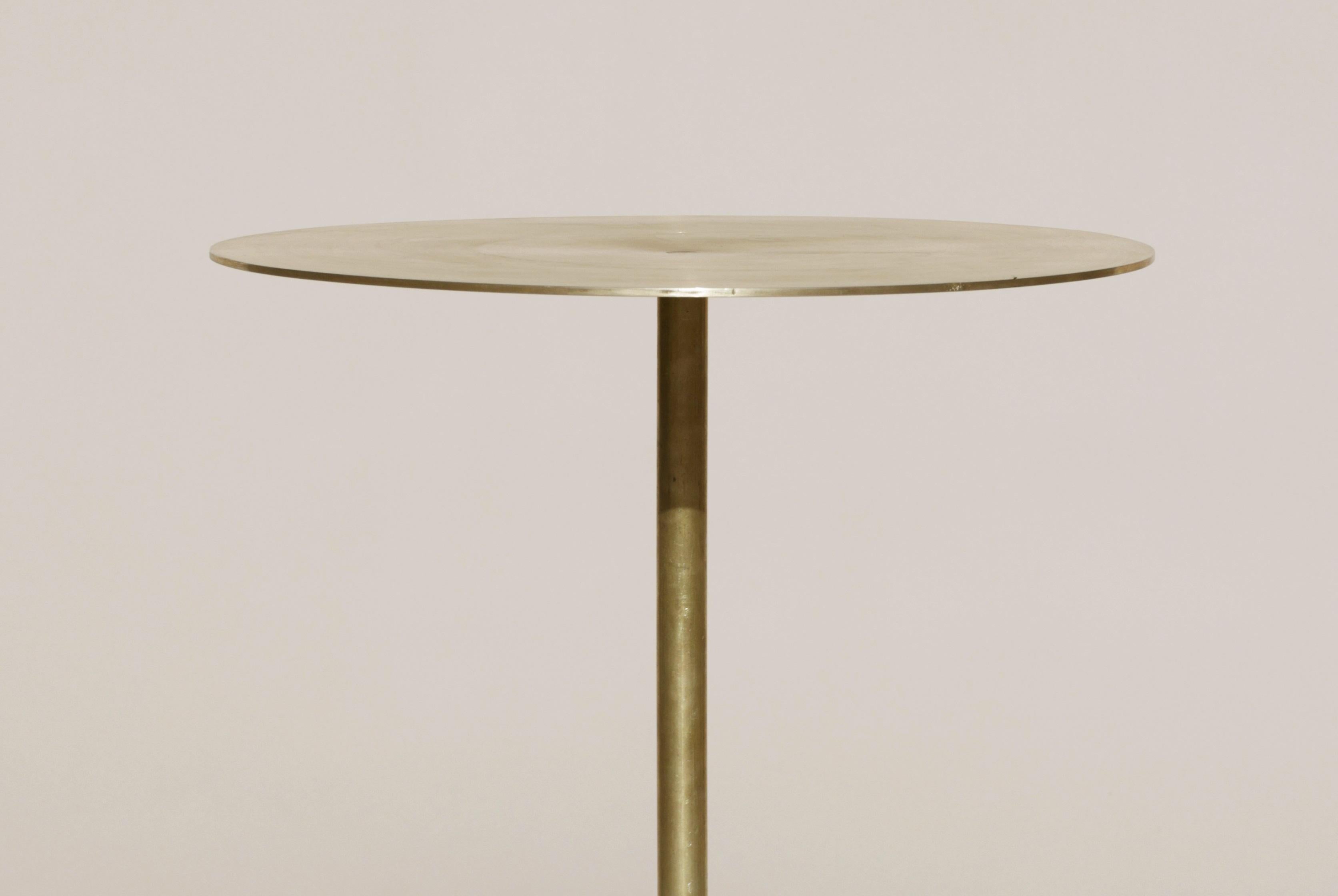 Post-Modern Skirt And Bead Side Table by Newblue For Sale