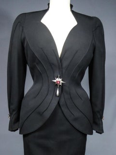 Skirt and Jacket Bar Set by Thierry Mugler Circa 1995