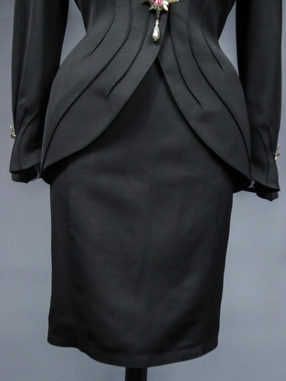 Skirt and Jacket Bar Set by Thierry Mugler Circa 1995 2