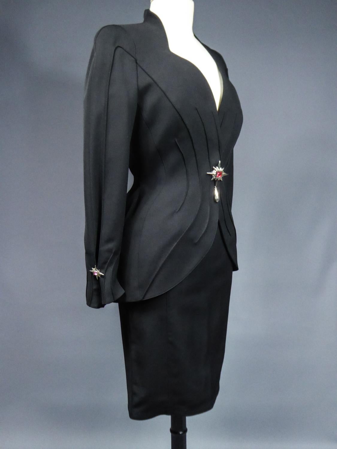 Skirt and Jacket Bar Set by Thierry Mugler Circa 1995 3