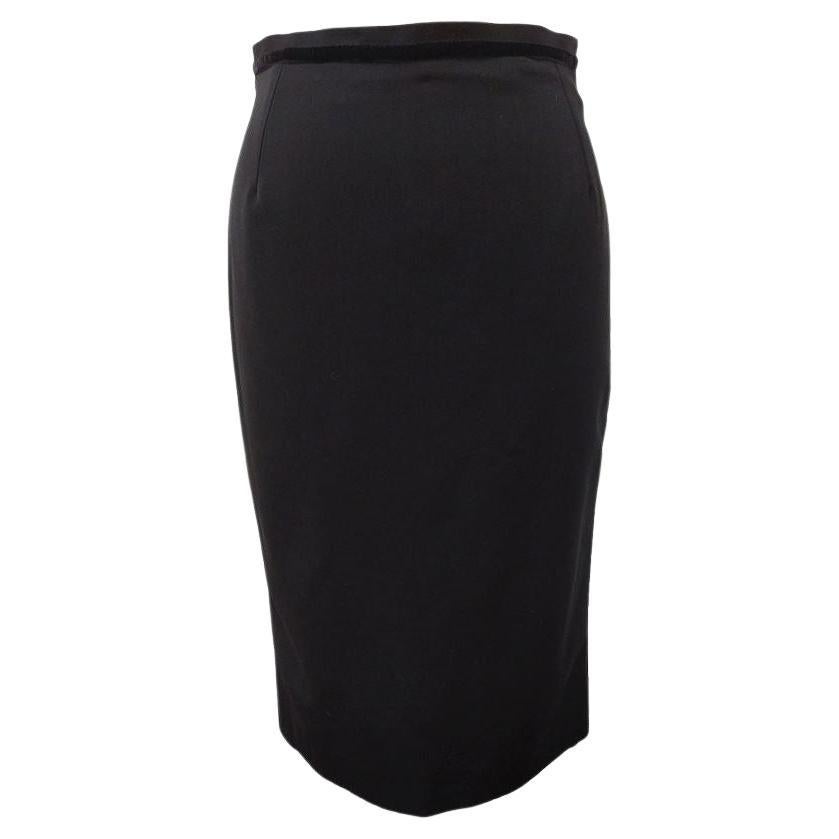 Dolce and Gabbana Lace-Up Stretch-Satin Mini Skirt at 1stDibs