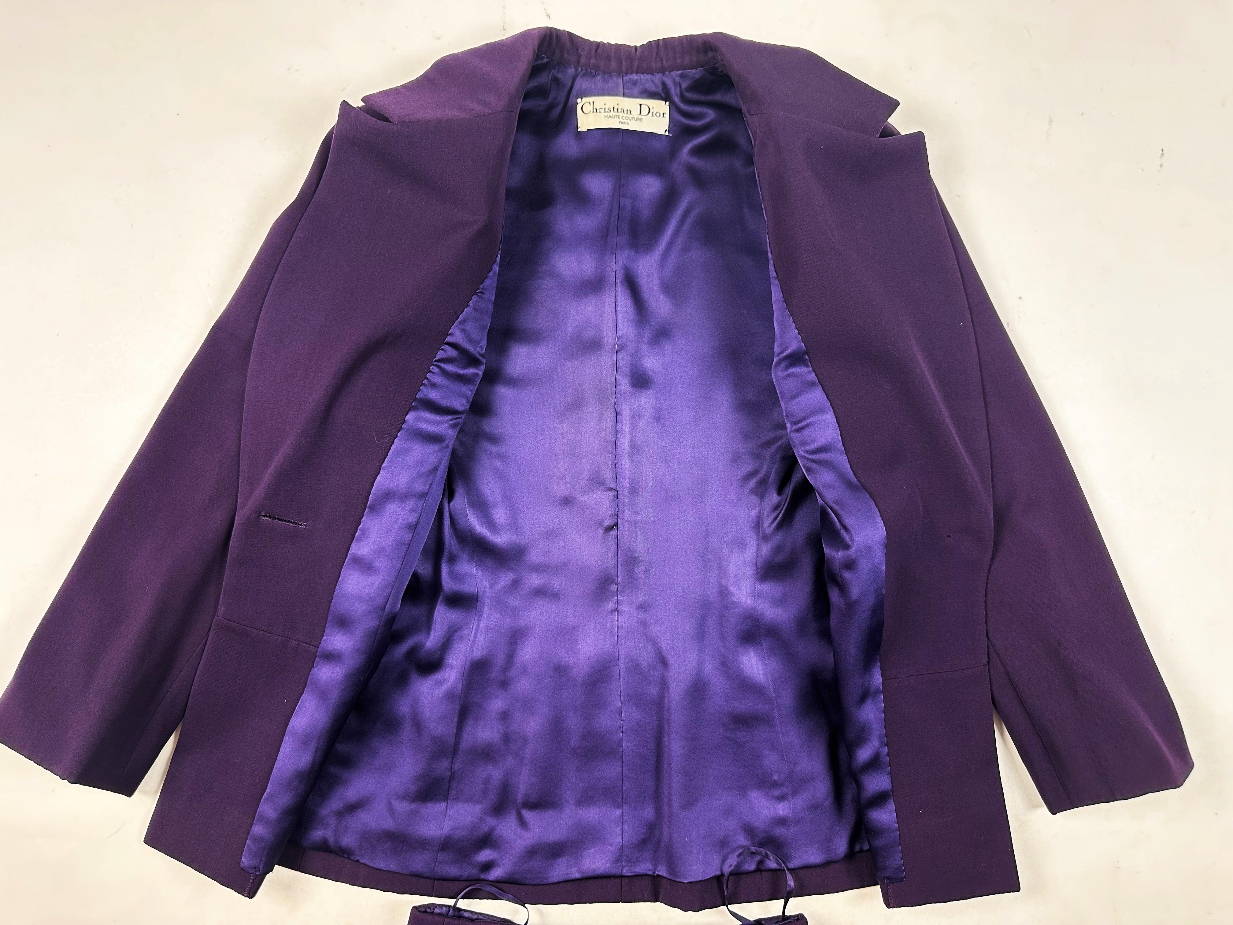 Skirt suit by Gianfranco Ferré for Christian Dior Haute Couture Circa 1995 For Sale 9