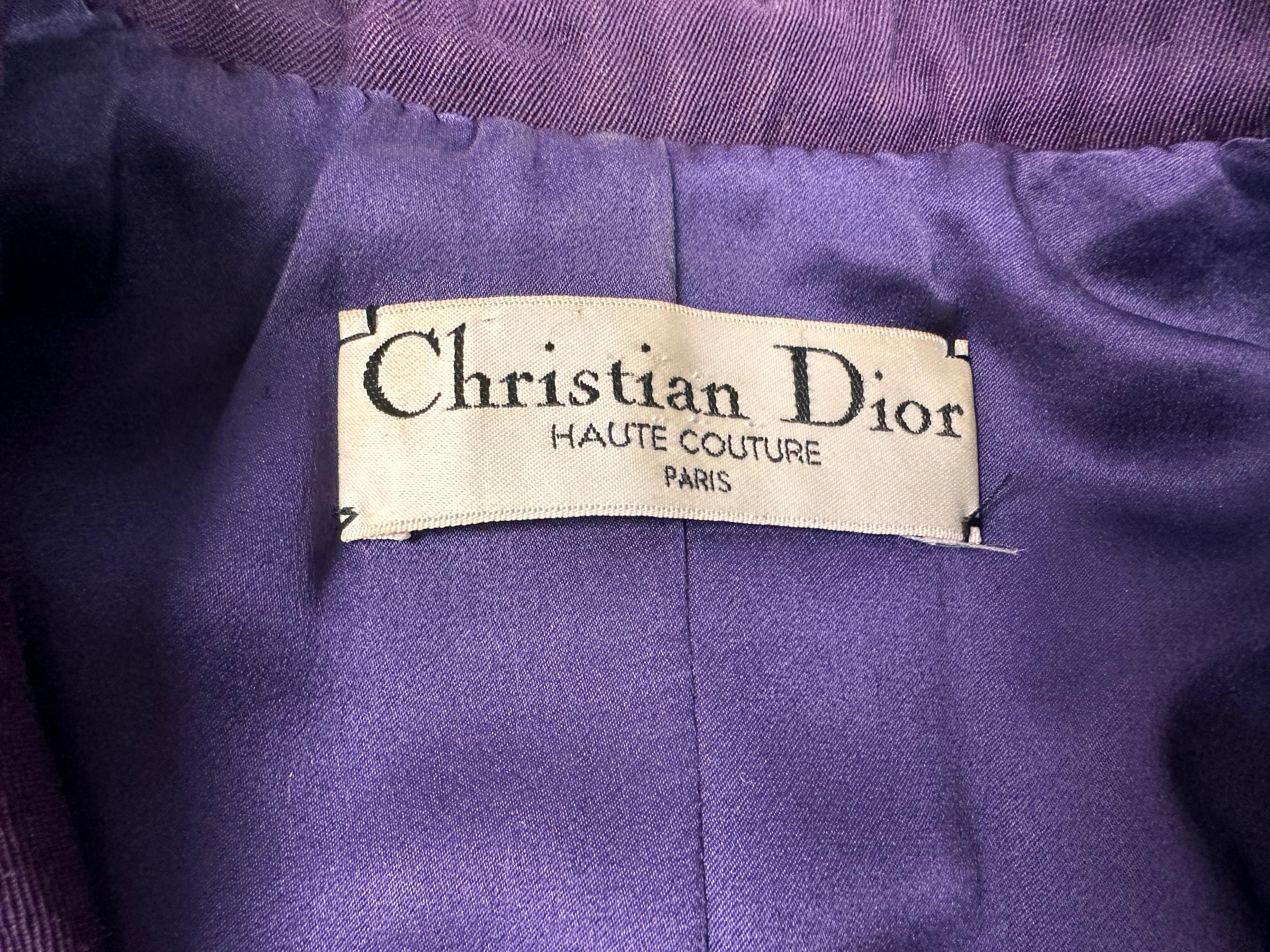 Skirt suit by Gianfranco Ferré for Christian Dior Haute Couture Circa 1995 In Good Condition For Sale In Toulon, FR
