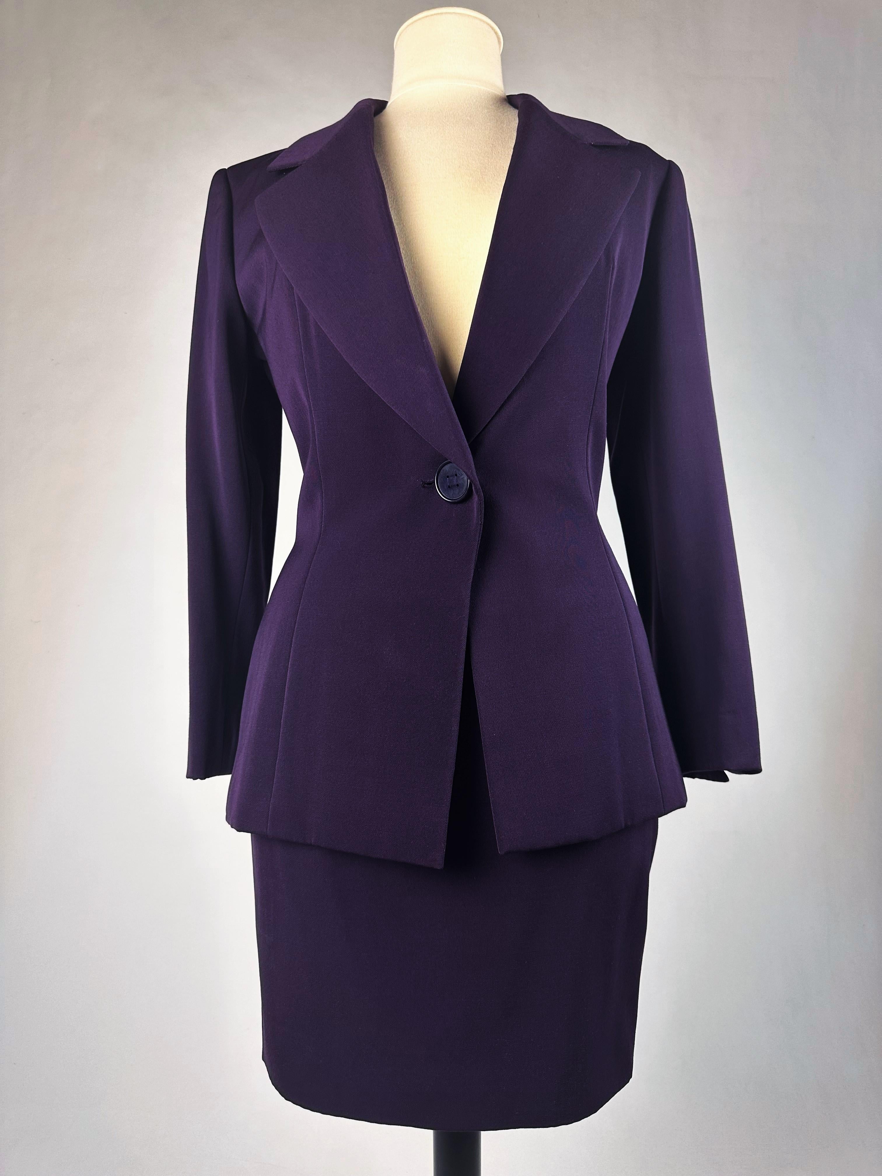 Women's Skirt suit by Gianfranco Ferré for Christian Dior Haute Couture Circa 1995 For Sale