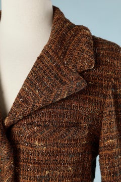 Skirt- suit in brown tweed Chanel and Chanel Boutique ( skirt)
