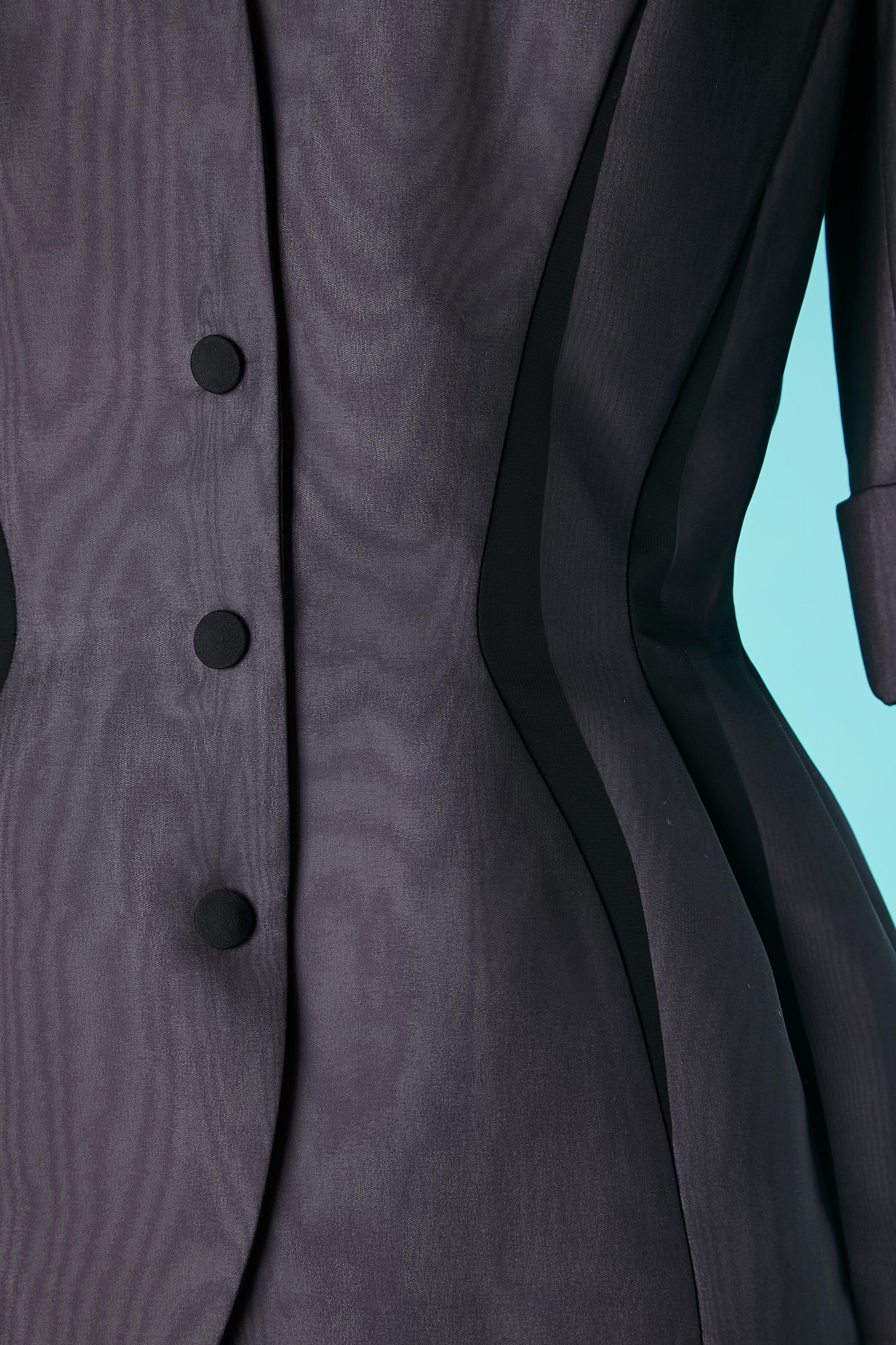 Tailleur jupe en double épaisseur de tissu et coupe travaillée Thierry Mugler  NEW  Pour femmes en vente
