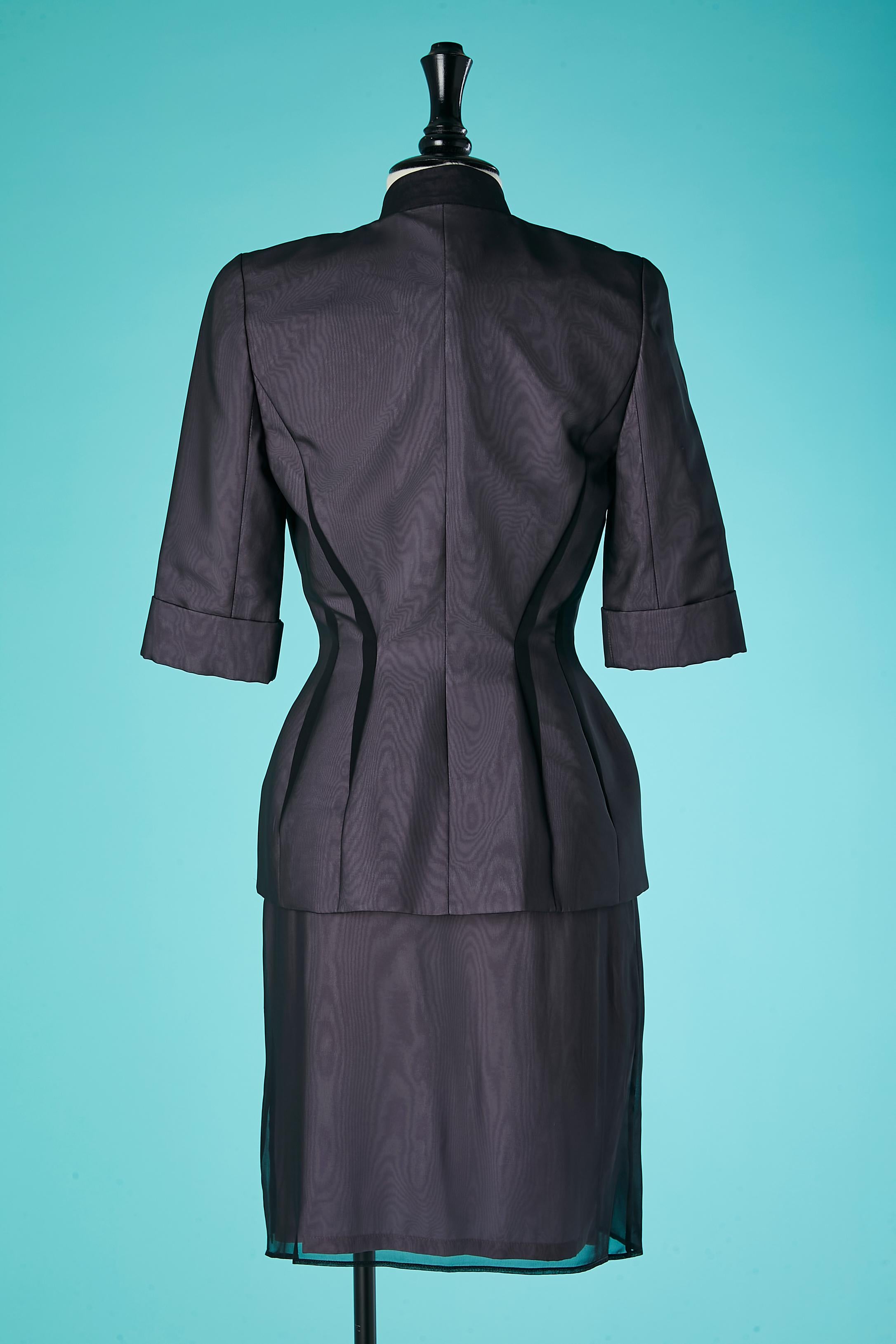 Skirt suit made of double lays of fabric and cut-work Thierry MUGLER  NEW  For Sale 2