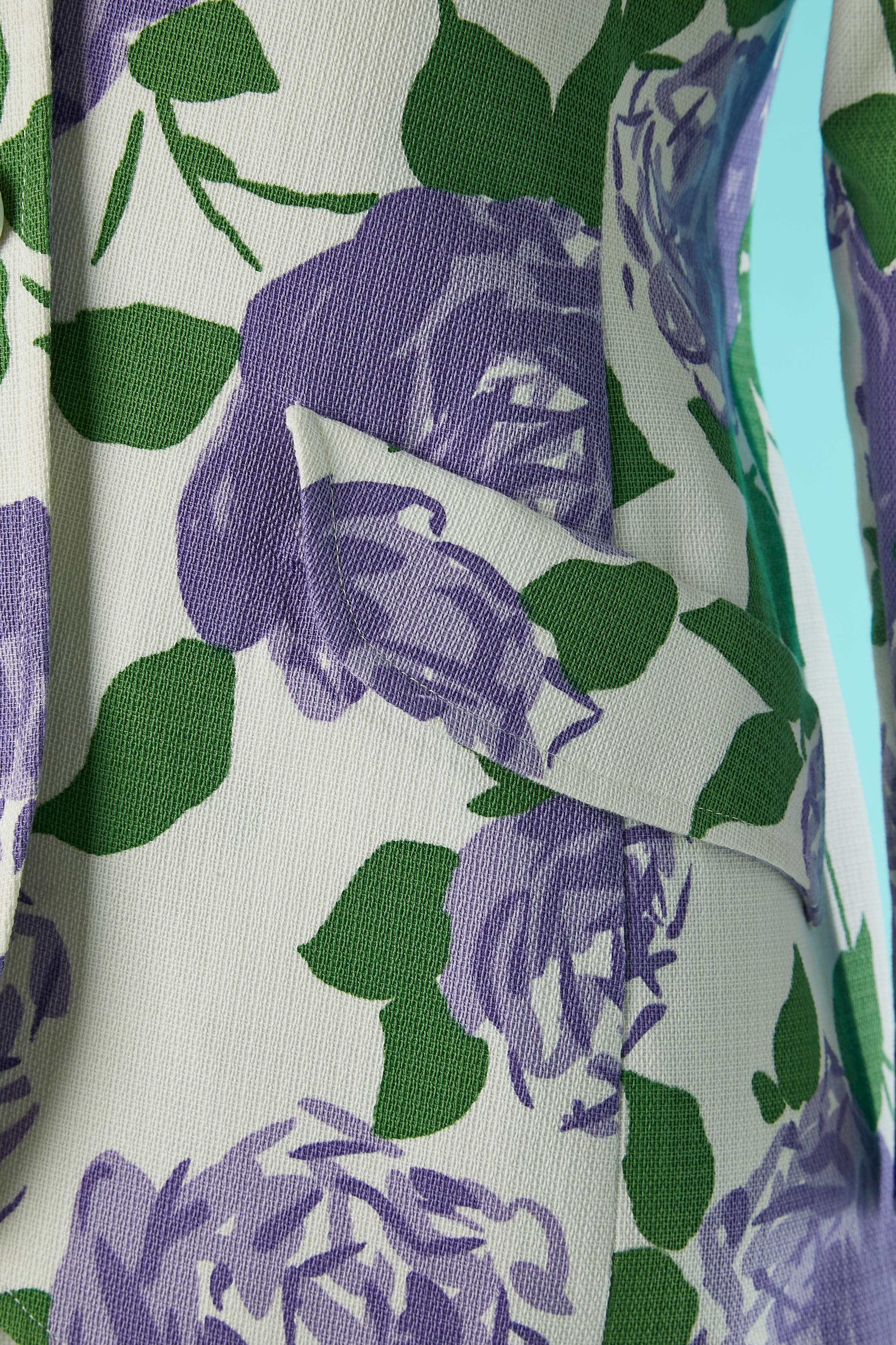 Combinaison-jupe à imprimé floral Oscar De La Renta  Pour femmes en vente
