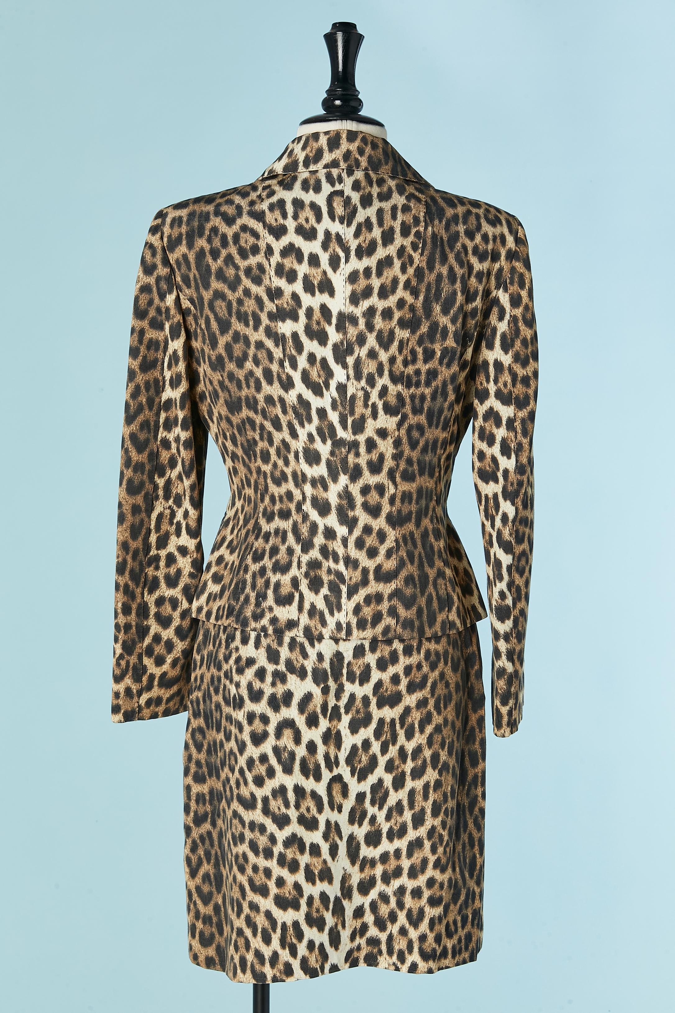 Rockanzug mit Leopardenmuster MOSCHINO Cheap & Chic Damen im Angebot