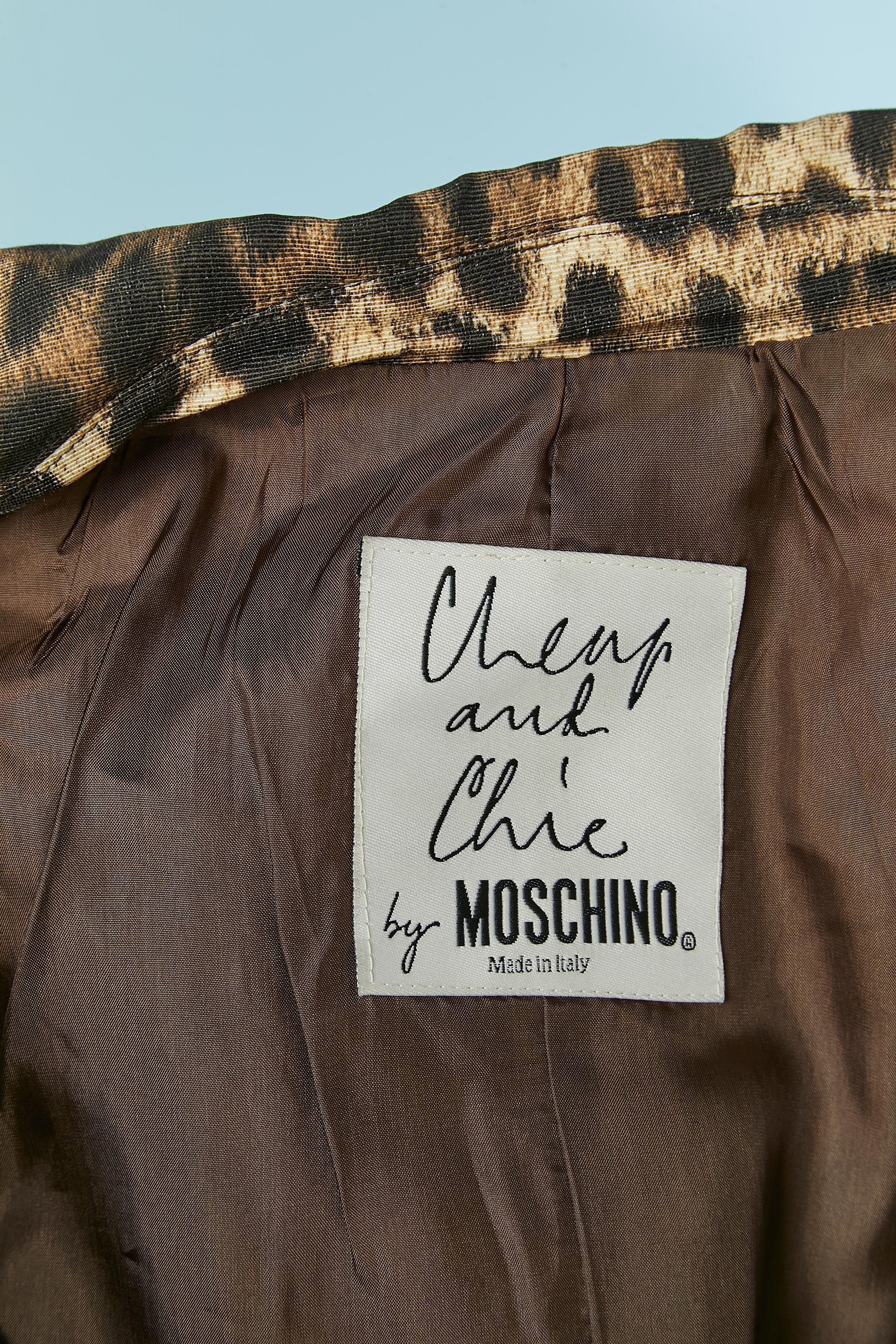 Rockanzug mit Leopardenmuster MOSCHINO Cheap & Chic im Angebot 2