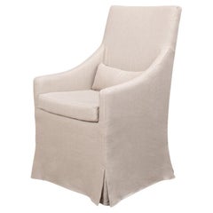 Skirted Linen Dining Chair