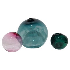 SkLO "Float" Glass Bubble Vessels, Set of Three