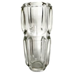 SKLO UNION František Vízner glass vase for Rudolfova Hut glassworks, 1961/62