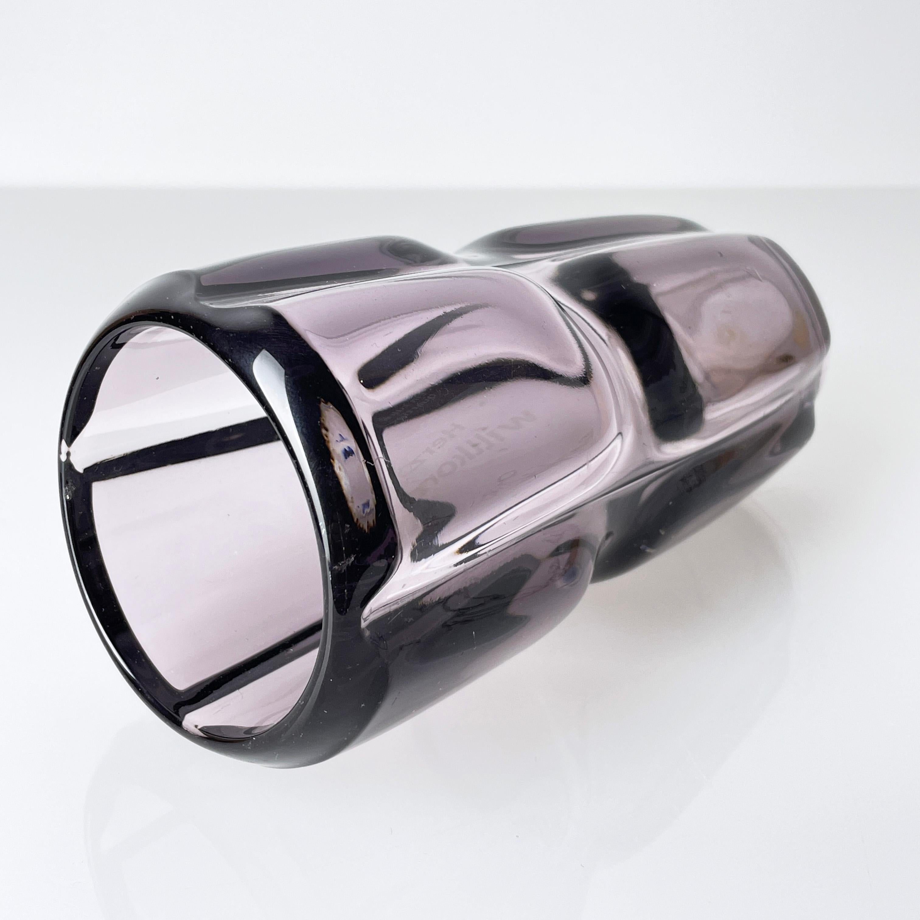 SKLO UNION glass vase by František Vízner for Rudolfova Hut glassworks, 1961/62 For Sale 5