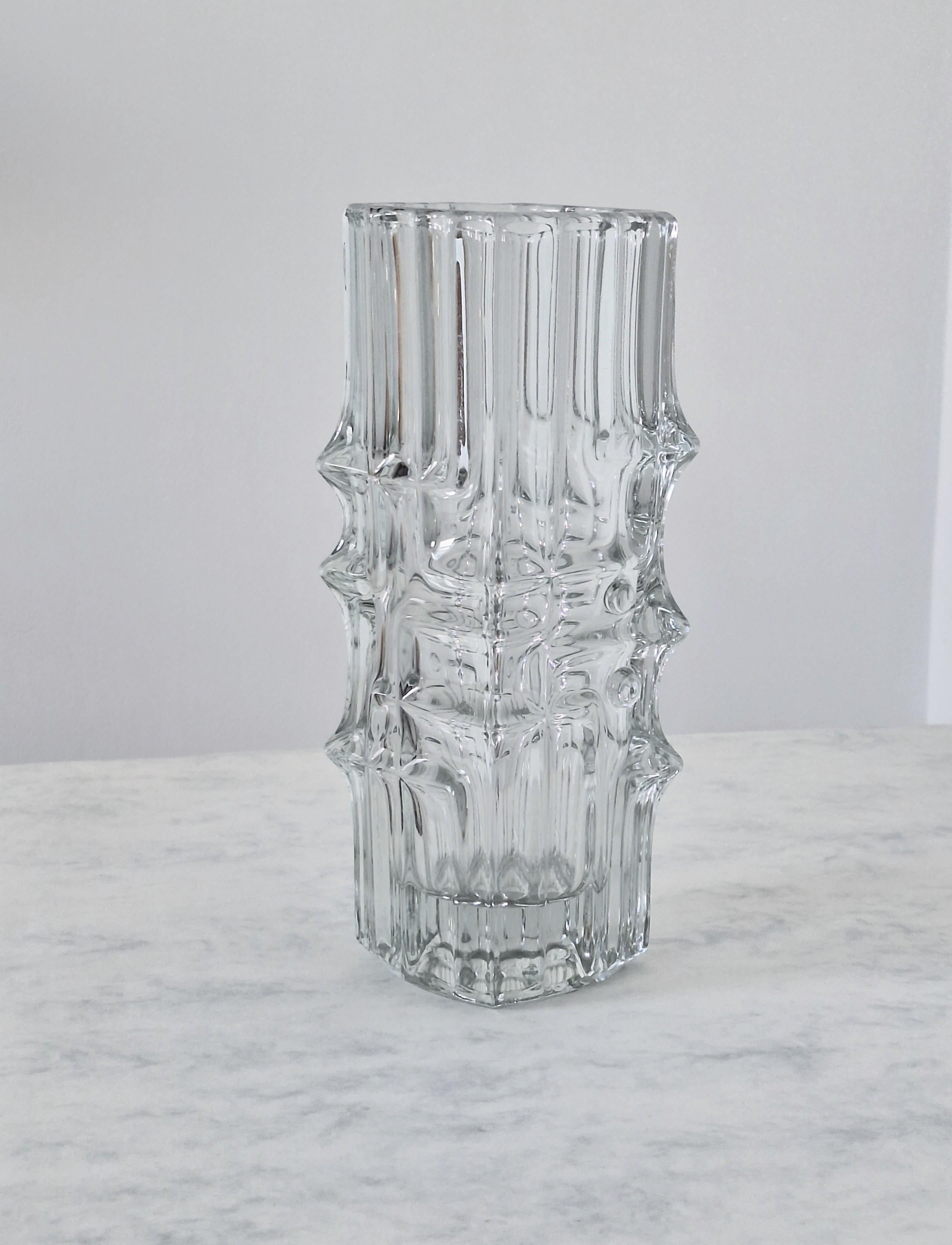 Sklo Union Melting Ice Glass Vase For Sale 11