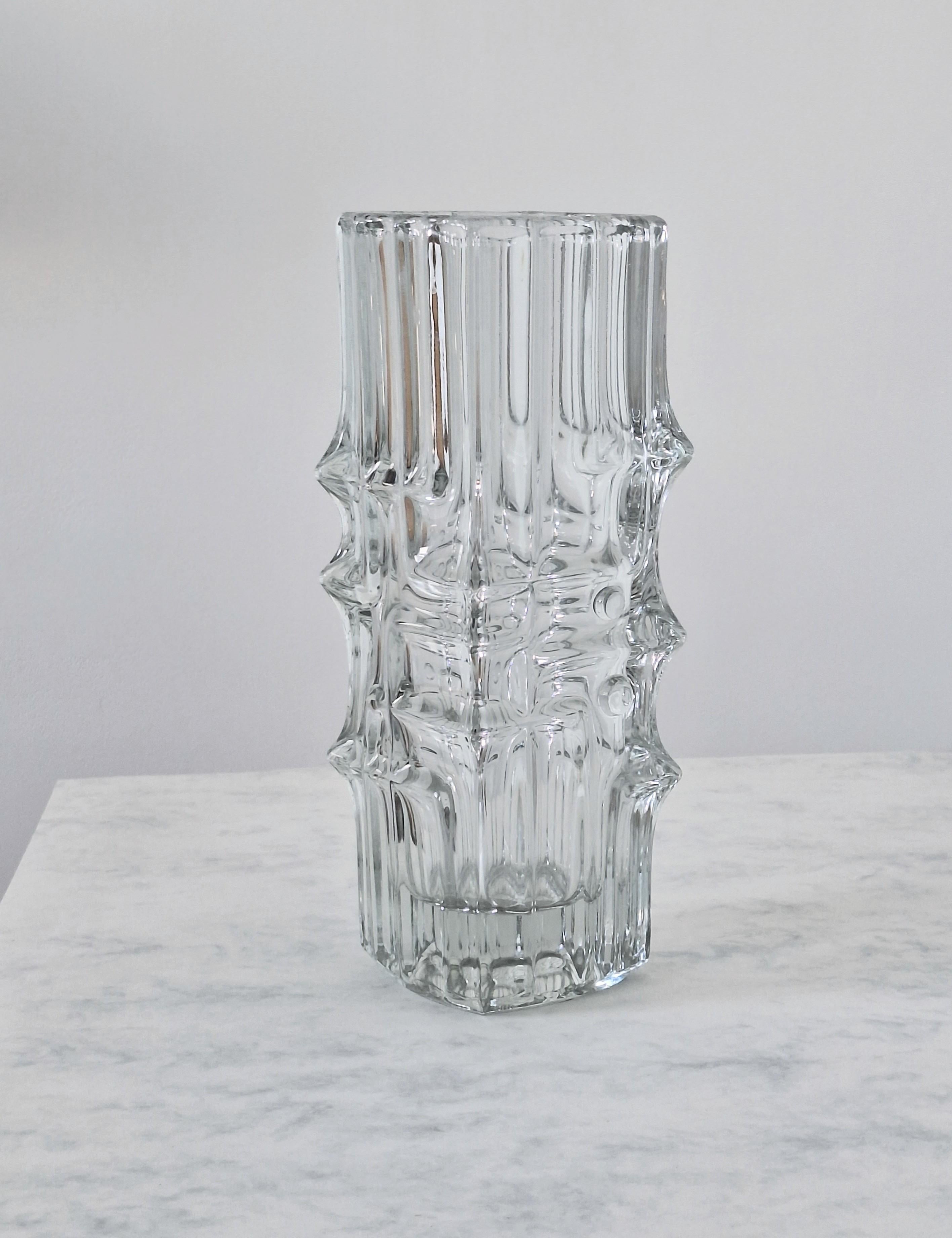 Sklo Union Melting Ice Glass Vase For Sale 12