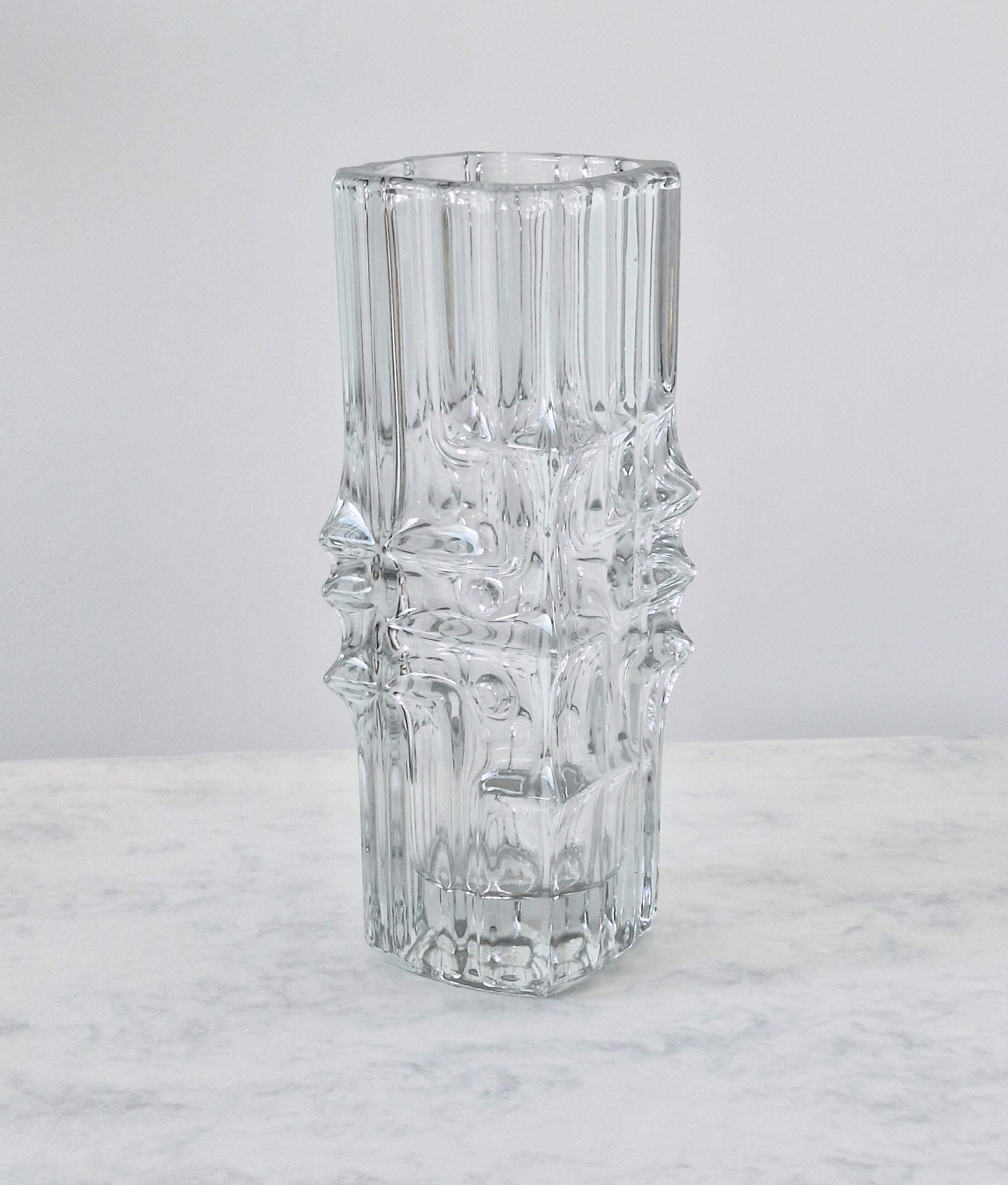 Sklo Union Melting Ice Glass Vase For Sale 1