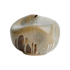 Skoby Joe Small Dripped Ceramic Vase Wabi Sabi Mid-Century Modern