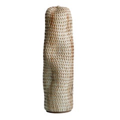 Skoby Joe Textured Handmade Ceramic Vase Wabi Sabi/ Mid-Century Modern Sculpture