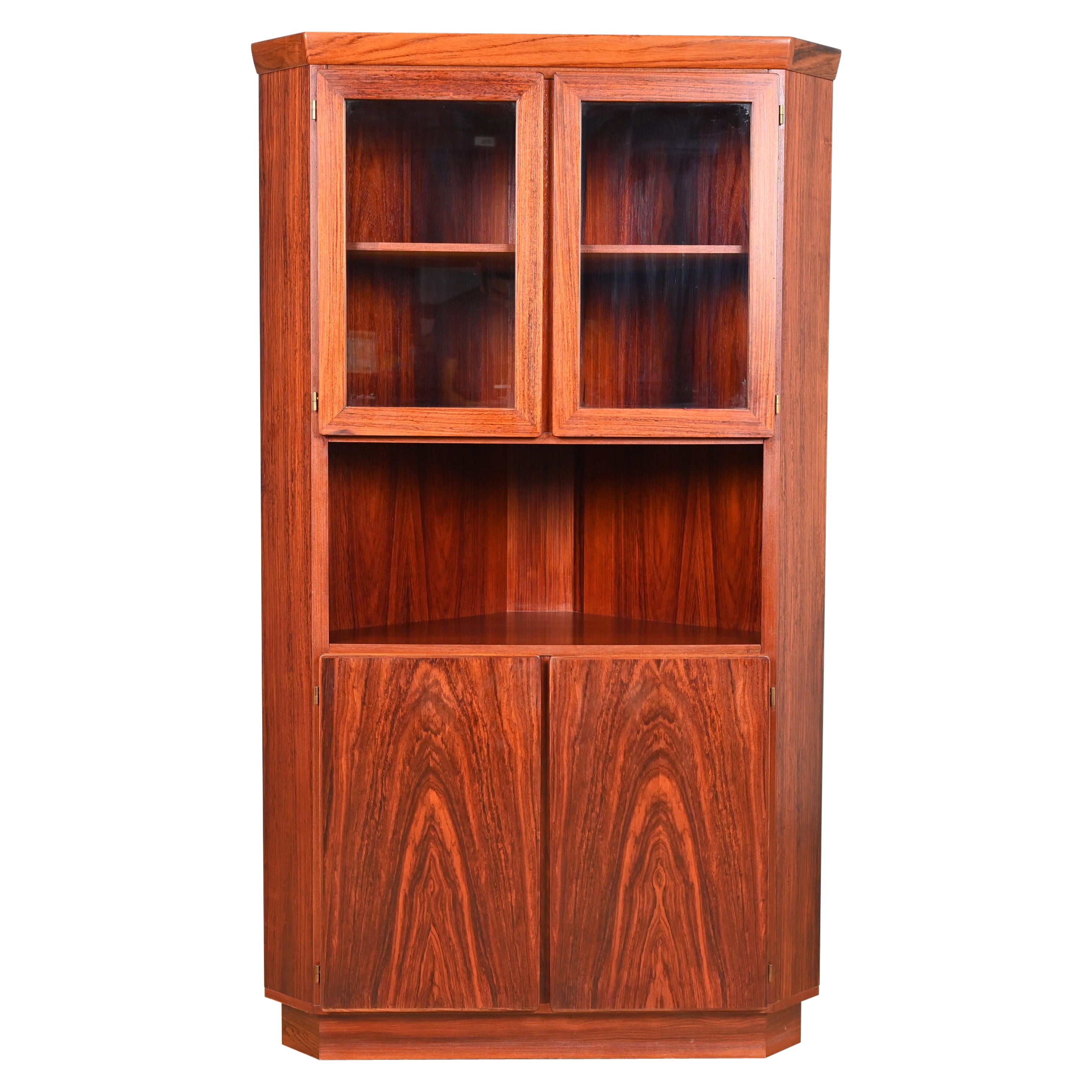 Dänischer moderner Eckschrank aus Palisanderholz von Skovby