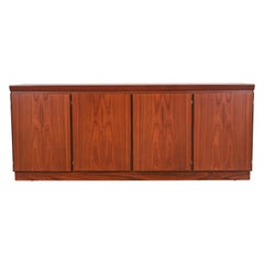 Credenza aparador Skovby danesa moderna de palisandro, recién acabada